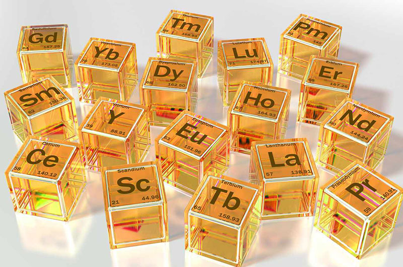 Propiedades físicas de las tierras raras